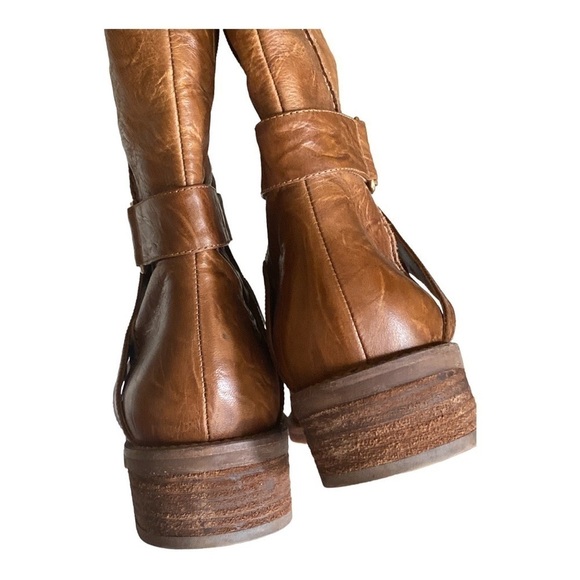 JESSICA SIMPSON Brown Knee High Riding Boots Size 9 NEW - Picture 11 of 12